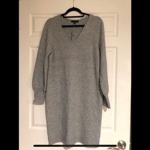 Ann Taylor Petite Blouson Sleeve Sweater Dress